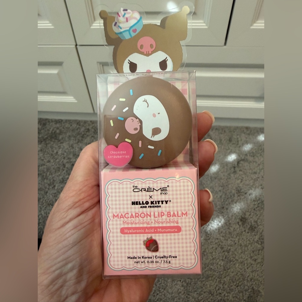 HELLO KITTY & FRIENDS - Chocolate Strawberries Lip Balm & Anniversary Plush NWT - Picture 4 of 6